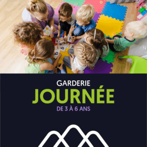 JOURNÉE de 9h à 11h30 et de 13h30 à 17h30 / Enfants de 3 à 6 ans