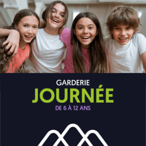 JOURNÉE de 9h à 11h30 et de 13h30 à 17h30 / Enfants de 6 à 12 ans