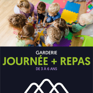 JOURNÉE + REPAS de 9h à 17h30 / Enfants de 3 à 6 ans