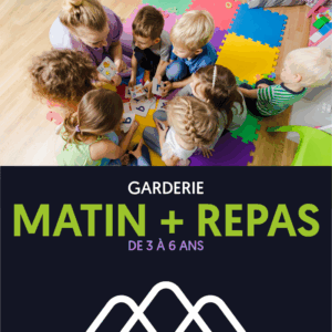 MATIN + REPAS de 9h à 13h30 / Enfants de 3 à 6 ans