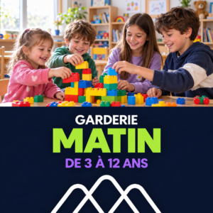 MATIN de 9h à 11h30 / Enfants de 3 à 12 ans
