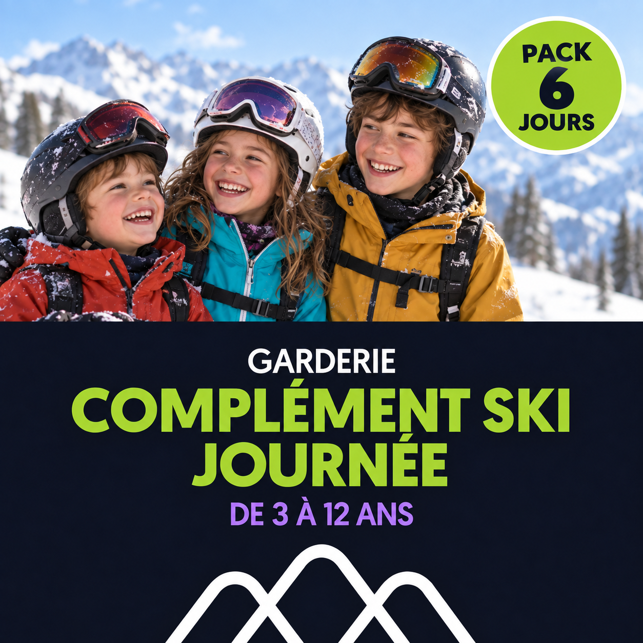 Complément Ski à la Journée / Enfants de 3 à 12 ans