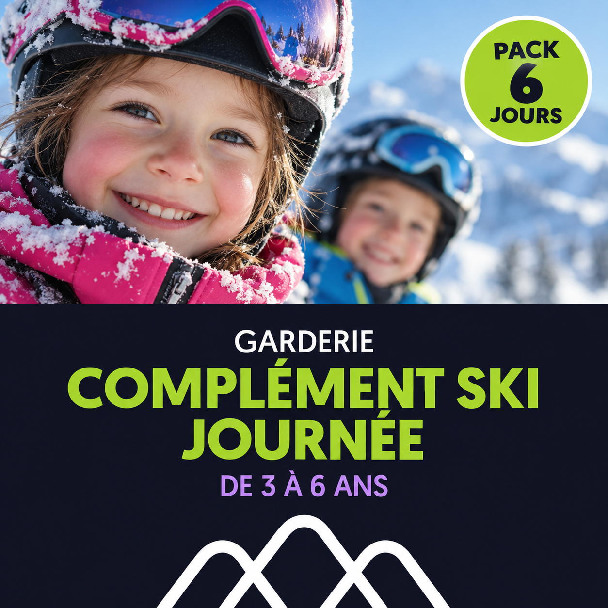 Complément Ski à la Journée / Enfants de 3 à 6 ans